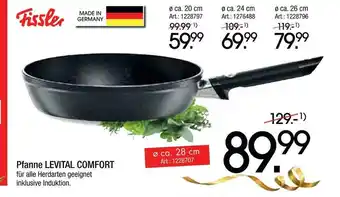 Zurbrüggen Fissler pfanne levital comfort Angebot