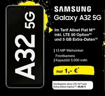 myExtra Shop Samsung Galaxy A32 5G Angebot