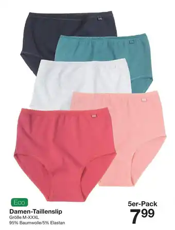 Zeeman Damen Taillenslip Angebot
