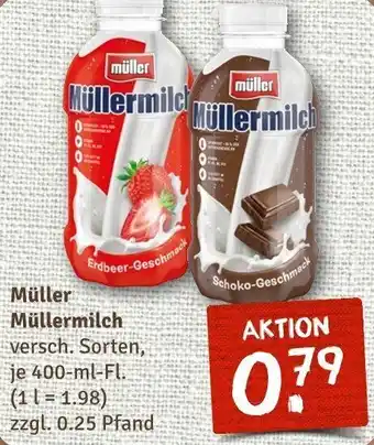 nahkauf Müller Müllermilch 400 ml Fl. Angebot