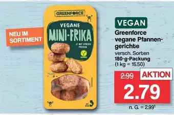 Famila Nord West Greenforce vegane Pfannen-gerichte versch. Sorten 180-g-Packung Angebot