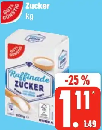 Edeka Frischemarkt Gut & Günstig Zucker Angebot