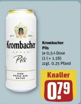 REWE Krombacher Pils je 0,5-l-Dose Angebot