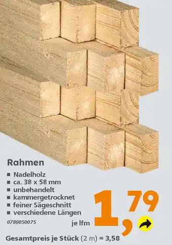 Globus Baumarkt Rahmen Angebot