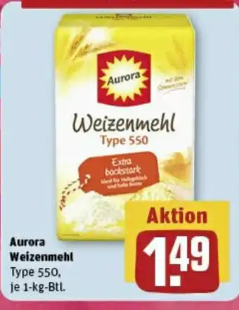 REWE Aurora Weizenmehl Type 550, je 1-kg-Btl. Angebot