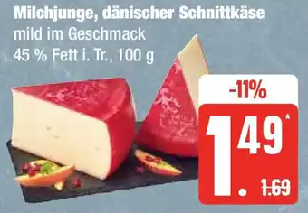 Edeka Milchjunge, dänischer Schnittkäse 100 g Angebot