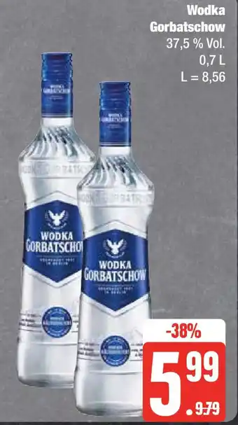 Edeka Wodka Gorbatschow 0,7 l Angebot