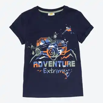 NKD Jungen-T-Shirt mit Abenteuer-Frontaufdruck Angebot