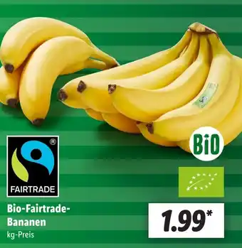 Lidl FAIRTRADE Bio-Fairtrade-Bananen Angebot