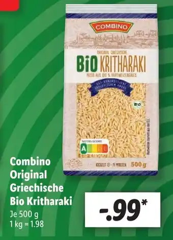 Lidl Combino Original Griechische Bio Kritharaki 500 g Angebot