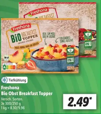 Lidl Freshona Bio Obst Breakfast Topper 300/250 g Angebot