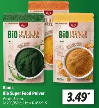 Lidl Kania Bio Super Food Pulver 200/150 g Angebot