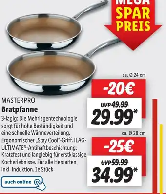 Lidl MASTERPRO Bratpfanne Angebot