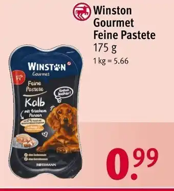 Rossmann Winston Gourmet Feine Pastete 175 g Angebot