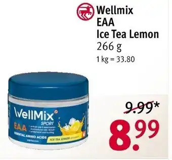 Rossmann Wellmix EAA Ice Tea Lemon 266 g Angebot