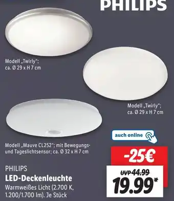 Lidl PHILIPS LED-Deckenleuchte Angebot