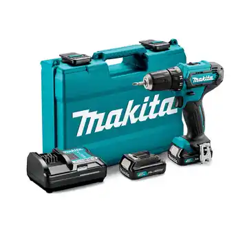 toom Baumarkt Makita Akku-Bohrschrauber 'DF333DWAE' 12 V mit 2 Akkus und Ladegerät Angebot