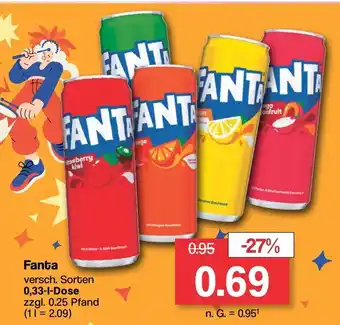 Famila Nord West Fanta 330ml Angebot