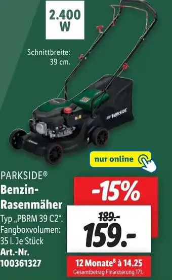 Lidl PARKSIDE Benzin-Rasenmäher Angebot