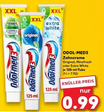 Kaufland ODOL-MED3 Zahncreme 125-ml-Tube Angebot