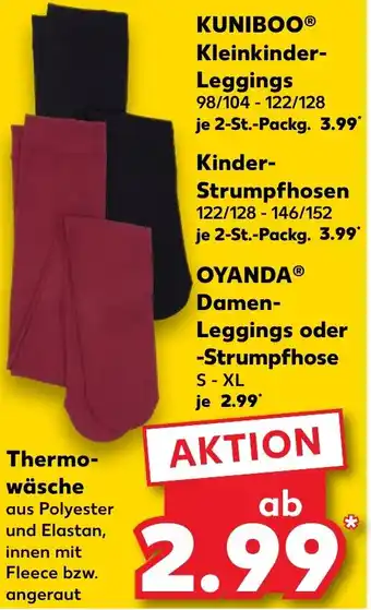 Kaufland OYANDA Damen- Leggings oder -Strumpfhose S - XL Angebot