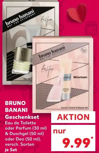 Kaufland BRUNO BANANI Geschenkset Eau de Toilette oder Parfum (30 ml) & Duschgel (50 ml) oder Deo (50 ml) Angebot