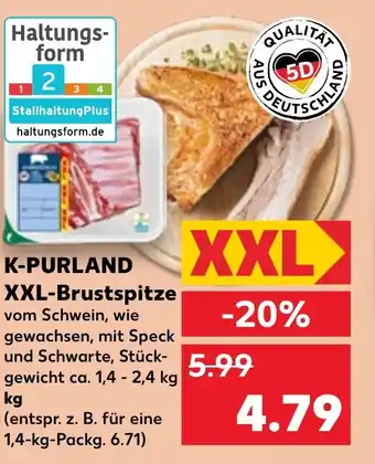 Kaufland K-PURLAND XXL-Brustspitze Angebot