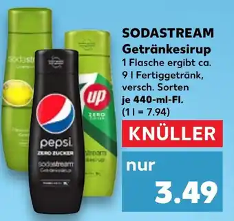 Kaufland SODASTREAM Getränkesirup 440 ml Fl. Angebot