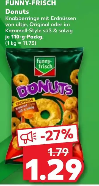 Kaufland FUNNY-FRISCH Donuts 11 g Packg. Angebot