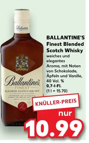 Kaufland BALLANTINE'S Finest Blended Scotch Whisky 0,7 l Fl. Angebot