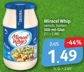 Markant Markt Miracel Whip 500 ml Glas Angebot