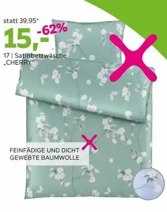 Mömax Satinbettwäsche Cherry Angebot