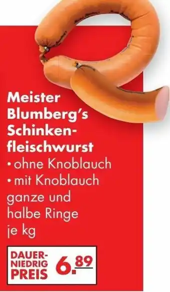 Handelshof Meister Blumberg's Schinkenfleischwurst Angebot