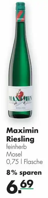 Handelshof Maximin Riesling 0,75L Angebot