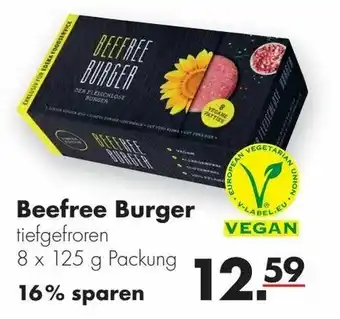 Handelshof Beefree Burger 8x125g Angebot