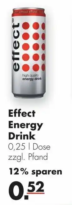 Handelshof Effect Energy Drink 0,25 L Angebot