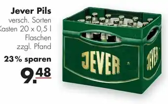 Handelshof Jever Pils 20x0,5L Angebot