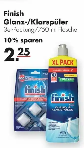 Handelshof Finish Glanz/Klarspüler 750ml Angebot