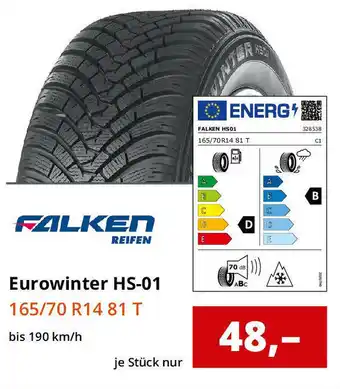 Reifen1+ Falken Eurowinter HS-01 Angebot