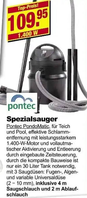 Leymann Baustoffe Spezialsauger Angebot