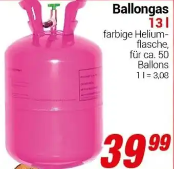 CENTERSHOP Ballongas 13 L Angebot