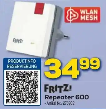 Euronics Berlet FRITZ! Repeater 600 Angebot