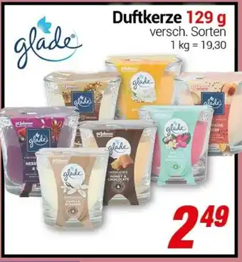 CENTERSHOP Glade Duftkerze 129 g Angebot