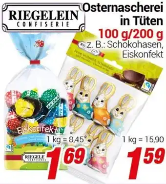 CENTERSHOP RIEGELEIN CONFISERIE Osternascherei in Tüten 100 g/200 g Angebot