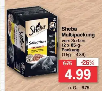 Famila Nord West Sheba Multipackung vers Sorten 12 x 85-g-Packung Angebot