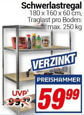 CENTERSHOP Schwerlastregal Angebot