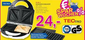 KODi Tectro 3in1 Sandwichmaker Angebot