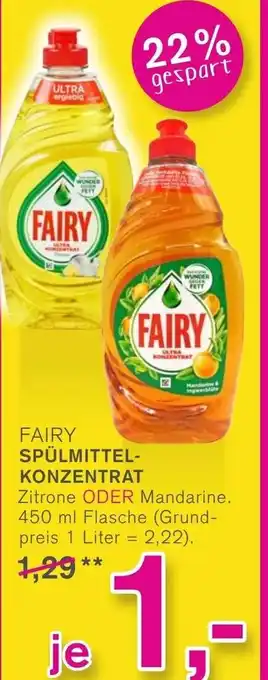 KODi Fairy Spülmittel Konzentrat 450ml Angebot