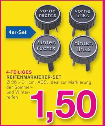 KODi 4 teiliges Reifenmarkierer Set Angebot