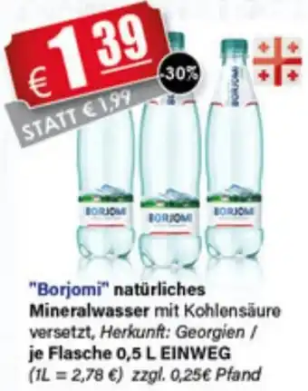 LEDO "Borjomi" natürliches Mineralwasser 0,5 L Angebot